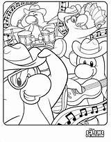 Coloring Penguin Club Pages Disney Agent Secret Water Penguins Band H2o Just Add Popular Update Coloringhome Template sketch template