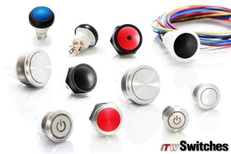 amp snap action pushbutton switches  years electronic components supply itw switches