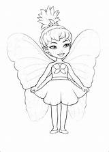 Pages Coloring Pixie Pixies Getcolorings Fairies sketch template