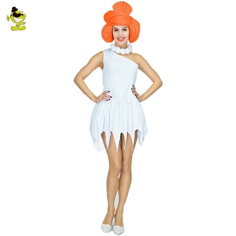 sexy wilma flintstone kostuums steen leeftijd savage cosplay carnaval