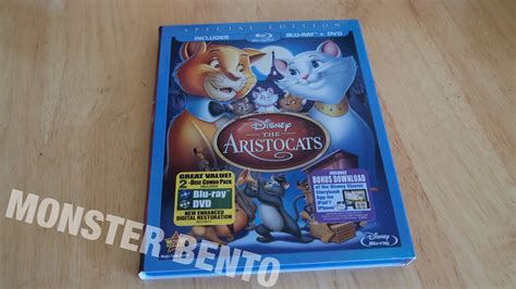 disney aristocats special edition blu ray dvd unboxing review youtube