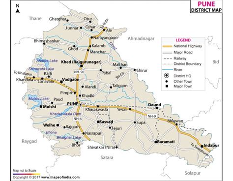 buy pune district map