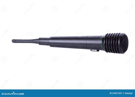 black wireless microphone stock image image  song