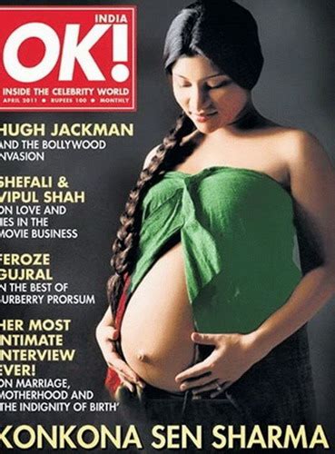 Pregnant Belly Photo Of Konkona Sen Sharma Konkona Sen