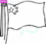 Flag China Coloring Related sketch template