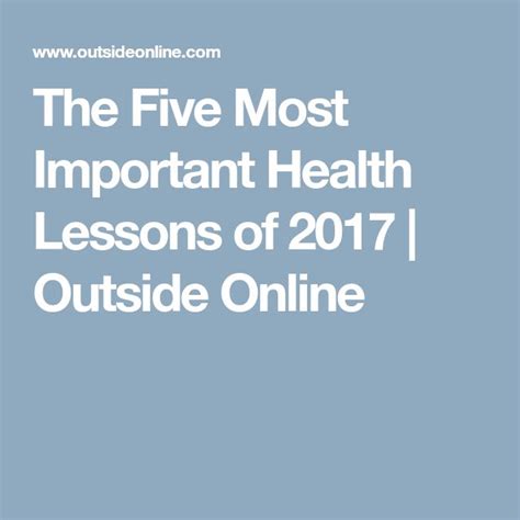 important health lessons   health lessons health lesson