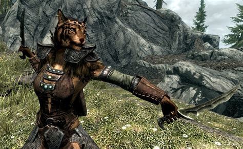 Khajiit Elder Scrolls Races Skyrim Cat