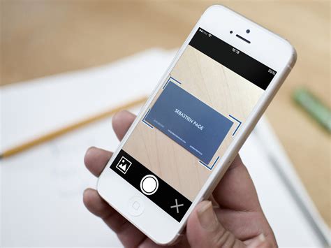 business card scanner apps  iphone