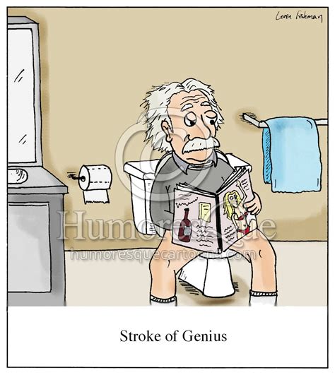 Cartoon Stroke Of Genius Humoresque Cartoons