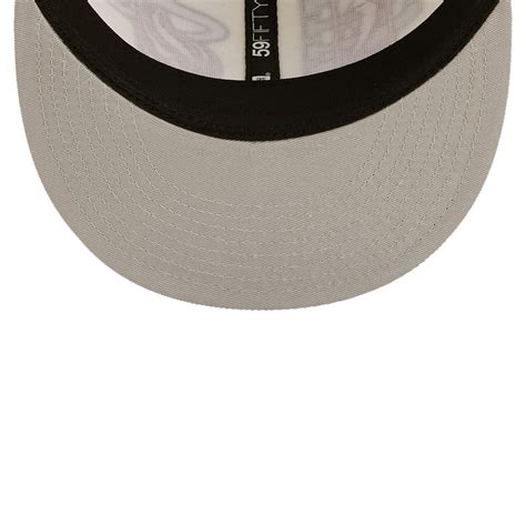 Official New Era Miami Heat Nba Draft 2022 Cream 59fifty Fitted Cap