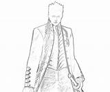 Vergil Character Coloring Pages Another sketch template