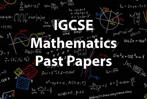 igcse mathematics  papers