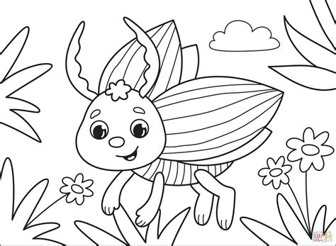 printable realistic bug coloring pages goimages insight