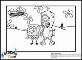 Coloring Spongebob Pages Print sketch template