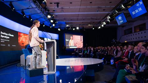 greta thunbergs remarks   davos economic forum   york times