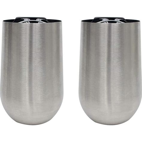 Wholesale 16oz Stainless Steel Stem Less Wine Glass With Lid Buy