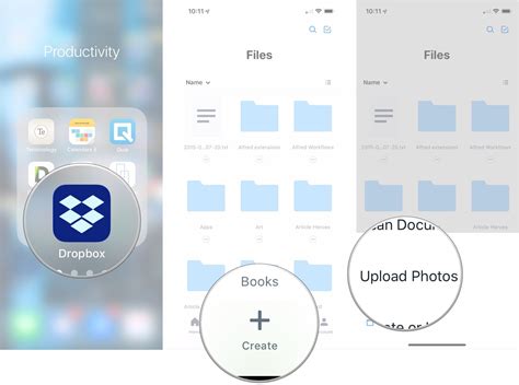 upload multiple files    dropbox  iphone  ipad imore