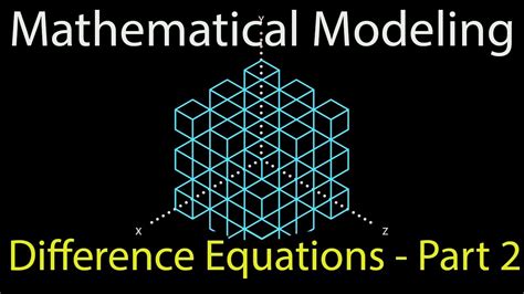 mathematical modeling lecture  difference equations part