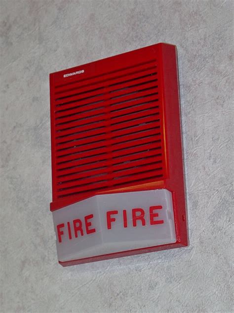 edwards fire alarm hornstrobe  taylor hall  photo  flickriver