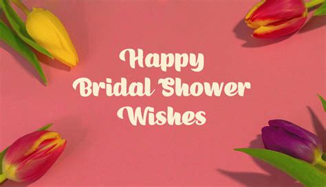 bridal shower wishes  messages wishesmsg
