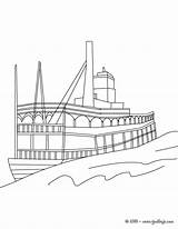 Coloring Steamboat Pages Mississippi Vapor Barco Dibujo Template sketch template