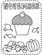 November Coloring Pages Printable Kids sketch template
