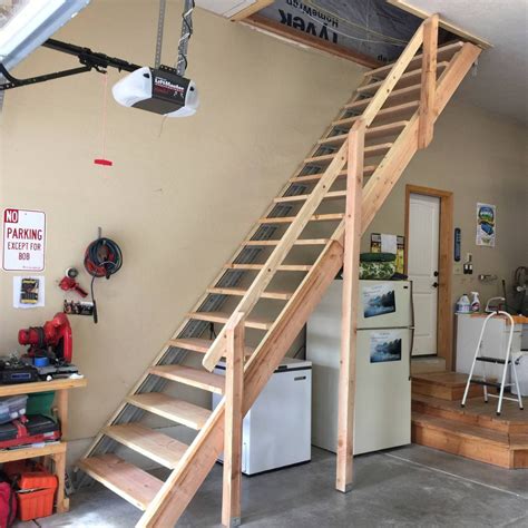 indoor stairs stair kits  basement attic deck loft storage
