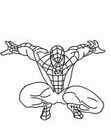 Coloring Spiderman Game Popular Pages sketch template
