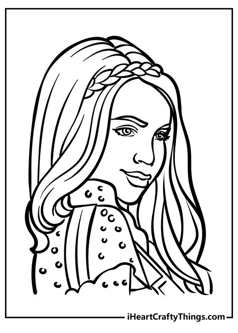 descendants  coloring pages kinosvalka