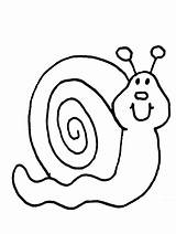 Snail Coloring Pages Kids Animal Escargot Snails Un sketch template
