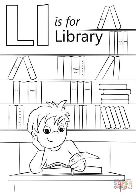 clifford library page coloring pages