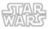 Wars Star Logo Coloring Pages Print Kids Coloringkids sketch template