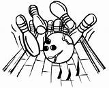 Bowling Coloring Pages Printable sketch template