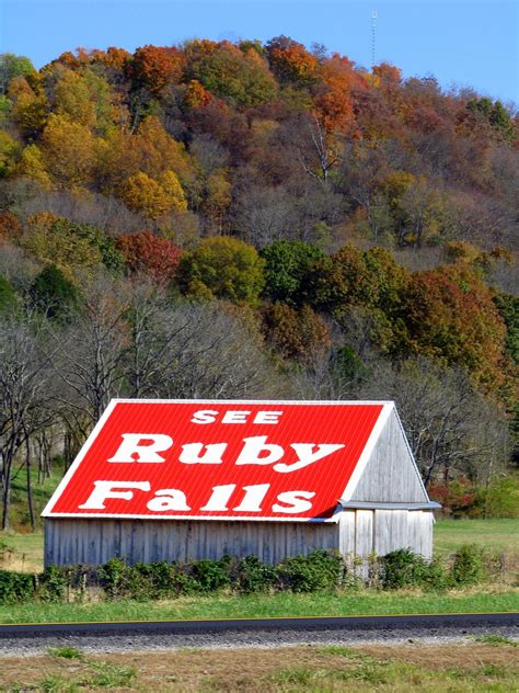 See Ruby Falls Barn Along Interstate 24 In Coffee County