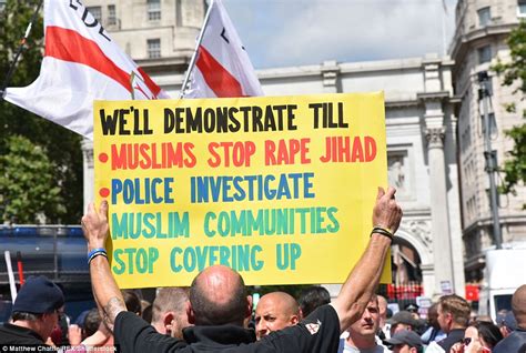 Edl Black Lives Matter And Anti Tory Supporters Hold Rallies In London