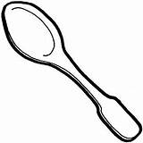 Spoon Mixing Measuring sketch template