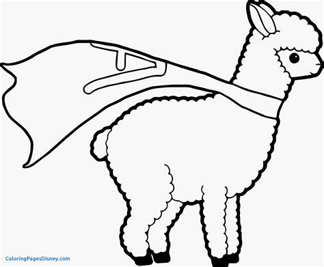 unicorn llama coloring pages  cute kawaii llama printable kawaii