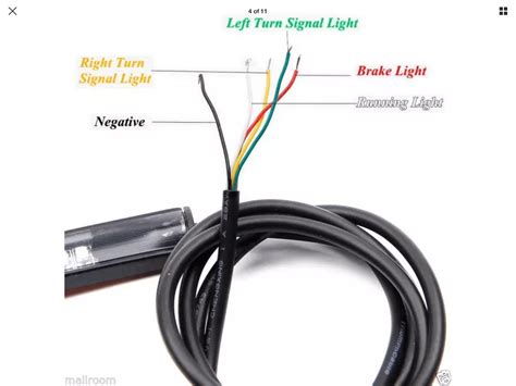 motorcycle led tail light wiring diagram