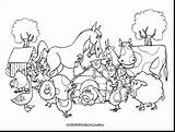 Coloring Farm Pages Printable Getdrawings sketch template