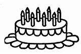 Cake Birthday Coloring Outline Candles Pages Cakes Clipart Happy Cliparts Clipartbest Super Stencil Library Clip sketch template