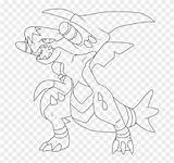 Garchomp Pokemon Template sketch template