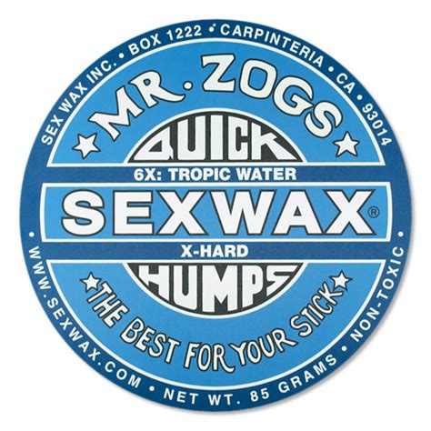 Sexwax 2 Sided 17 Diameter Sign Rs Mr Zog S Surfboard Wax