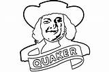 Quaker Oats sketch template