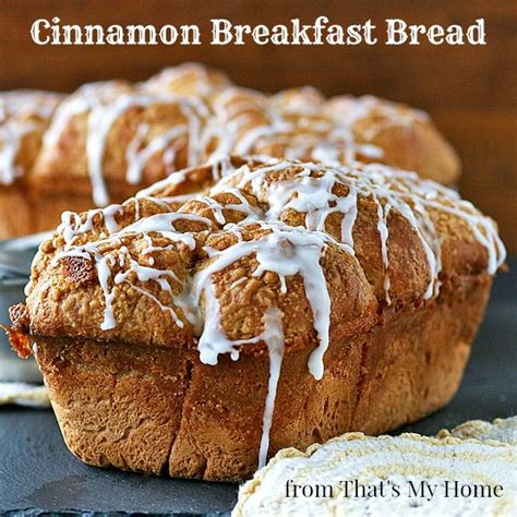 cinnamon breakfast bread   sweet yeast dough full  cinnamon