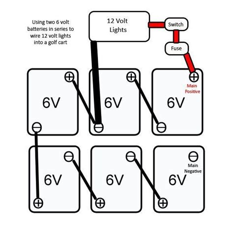 volt  volt battery wiring diagram wiring diagram library schematic wiring diagram tips