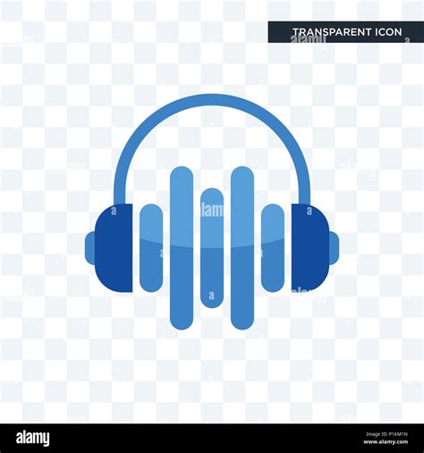 audio visual vector icon isolated  transparent background audio visual logo concept stock
