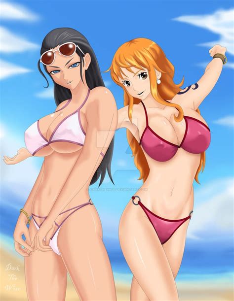 One Piece Đốt Mắt Với Bộ ảnh Bikini Nóng Bỏng Của Nàng Hoa Tiêu Xinh