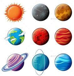 printable planet cutouts  mobile solar system projects  kids