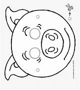 Colouring 01h Varken Pig Mask Drawing Masker Tekeningen Clipartkey sketch template