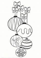 Colouring Baubles sketch template